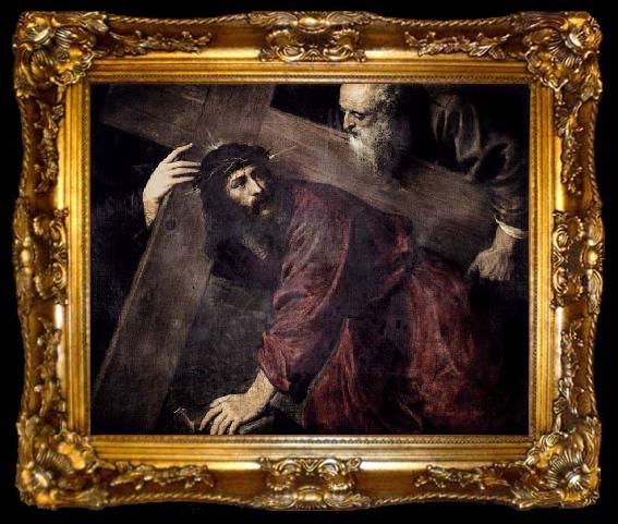 framed  TIZIANO Vecellio Christ Carrying the Cross, ta009-2
